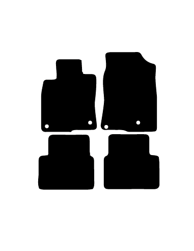 Alfombrillas para coche a medida para Honda Civic X 2017