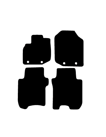 Alfombrillas para coche a medida para Honda Jazz 2008