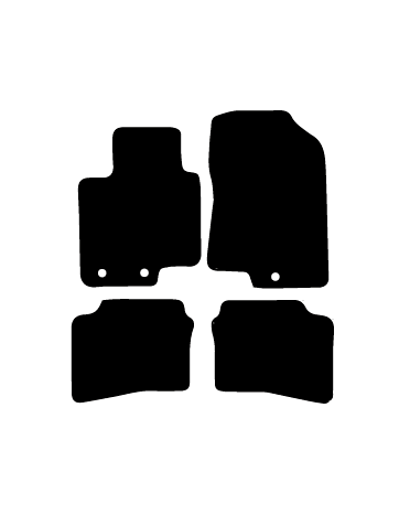 Alfombrillas para coche a medida para Hyundai i20 3 o 5 puertas 2014