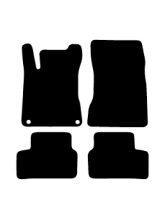 Alfombrillas de moqueta como las originales para Mercedes CLA carroceria Coupe C118