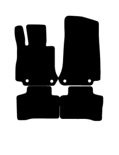 Alfombrillas de moqueta como las originales para Mercedes GLC carroceria Coupe C253