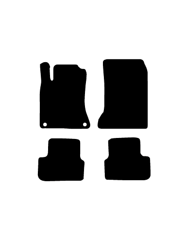 Alfombrillas de moqueta como las originales para Mercedes Clase A W176