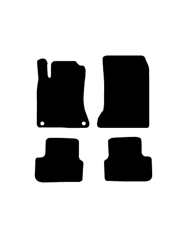 Alfombrillas de moqueta como las originales para Mercedes Clase A W176