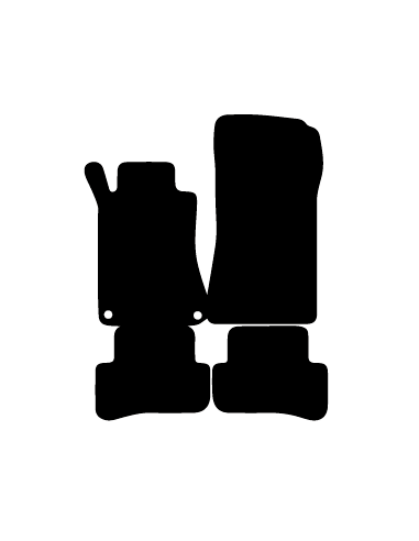 Alfombrillas de moqueta como las originales para Mercedes Clase C Sedan o CLC W203