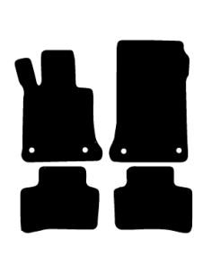 Alfombrillas de moqueta como las originales para Mercedes GLK X204