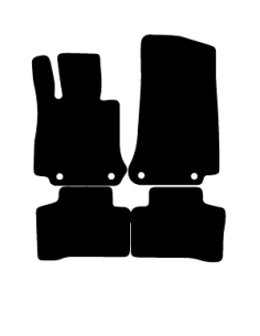 Alfombrillas de moqueta como las originales para Mercedes GLC carroceria SUV X253