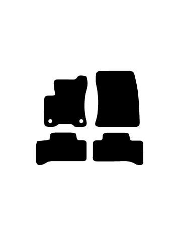 Alfombrillas de moqueta como las originales para Mercedes EQA H243