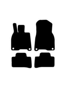 Alfombrillas de moqueta como las originales para Mercedes EQE