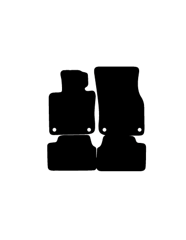 Alfombrillas de moqueta como las originales para Mini Cooper F55 modelos de 5 puertas