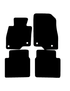 Alfombrillas de moqueta como las originales para Mazda 6 sedan