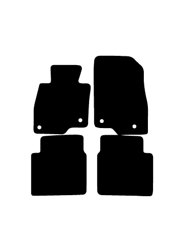 Alfombrillas de moqueta como las originales para Mazda 6 sedan