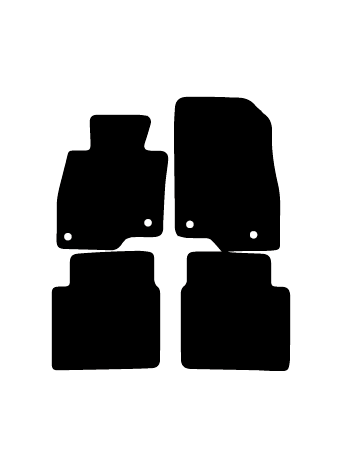 Alfombrillas de moqueta como las originales para Mazda 6 sedan