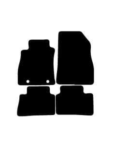 Alfombrillas de moqueta como las originales para Nissan Juke