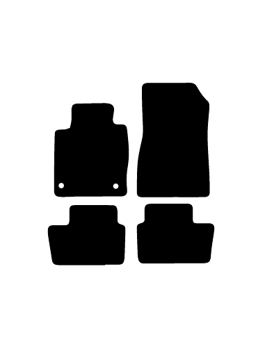 Alfombrillas de moqueta como las originales para Nissan Juke