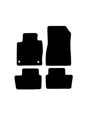 Alfombrillas de moqueta como las originales para Nissan Juke