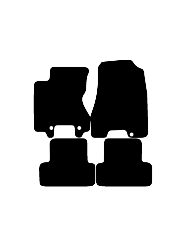 Alfombrillas de moqueta como las originales para Nissan Xtrail