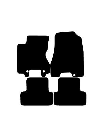Alfombrillas de moqueta como las originales para Nissan Xtrail