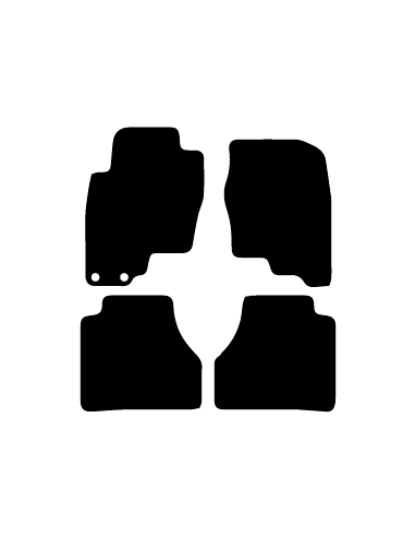 Alfombrillas de moqueta como las originales para Nissan Navara