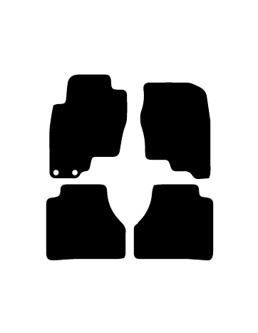 Alfombrillas de moqueta como las originales para Nissan Navara