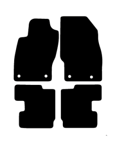 Alfombrillas de moqueta como las originales para Opel Adam