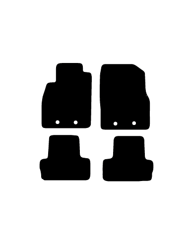 Alfombrillas de moqueta como las originales para Opel Ampera