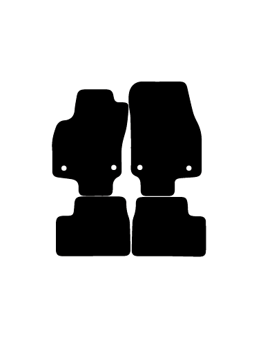 Alfombrillas de moqueta como las originales para Opel Astra H validas para todas las versiones familiar, 3 o 5 puertas