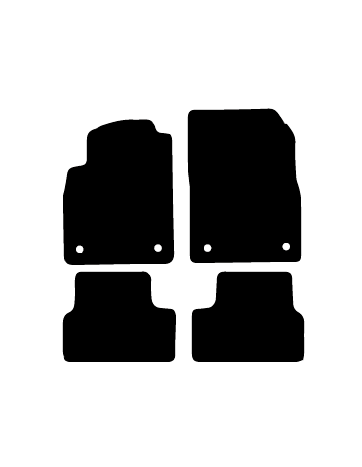 Alfombrillas de moqueta como las originales para Opel Cascada Cabrio