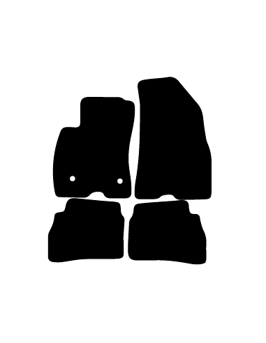 Alfombrillas de moqueta como las originales para Opel Combo D