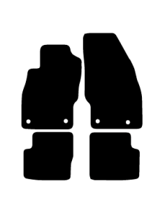 Alfombrillas de moqueta como las originales para Opel Corsa D