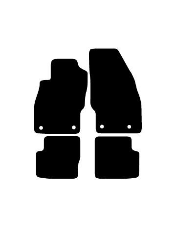 Alfombrillas de moqueta como las originales para Opel Corsa E