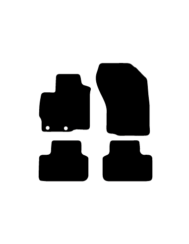 Alfombrillas de moqueta originales para Peugeot 4008