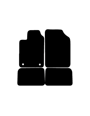 Alfombrillas de moqueta originales para Renault Clio II