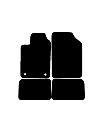 Alfombrillas de moqueta originales para Renault Clio II