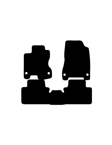 Alfombrillas de moqueta originales para Renault  Koleos