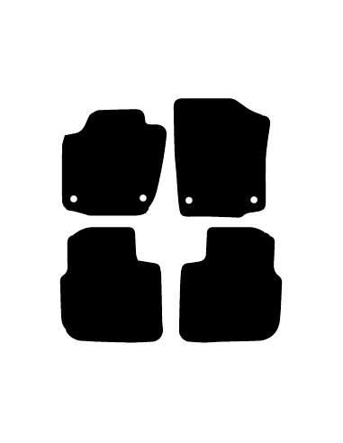 Alfombrillas de moqueta a medida para Skoda Rapid Sedan y Skoda Rapid Spaceback