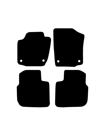 Alfombrillas de moqueta a medida para Skoda Rapid Sedan y Skoda Rapid Spaceback