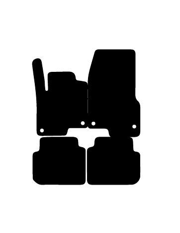 Alfombrillas de moqueta a medida para Smart For Four W454