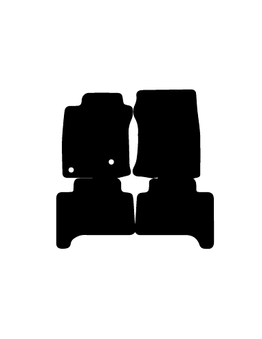Alfombrillas de moqueta a medida para Toyota Land Cruiser J120 version de 5 puertas