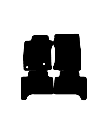 Alfombrillas de moqueta a medida para Toyota Land Cruiser J120 version de 5 puertas