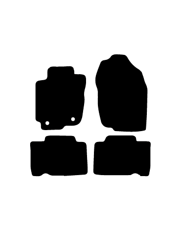 Alfombrillas de moqueta a medida para Toyota Rav4 version Hibrida