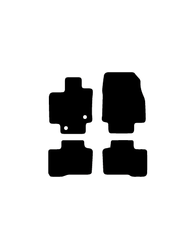 Alfombrillas de moqueta a medida para Toyota Highlander version de 5 plazas