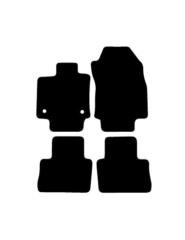 Alfombrillas de moqueta a medida para Toyota Rav4 modelo hibrido enchufable