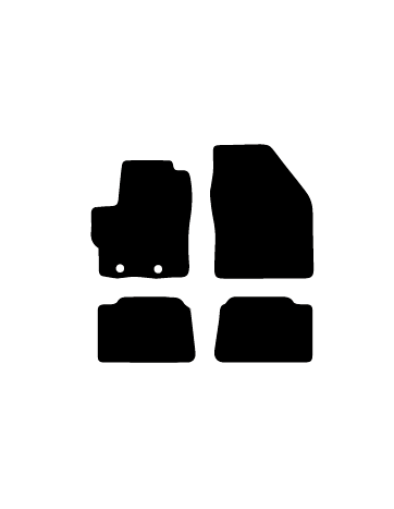 Alfombrillas de moqueta a medida para Toyota Yaris Hibrido