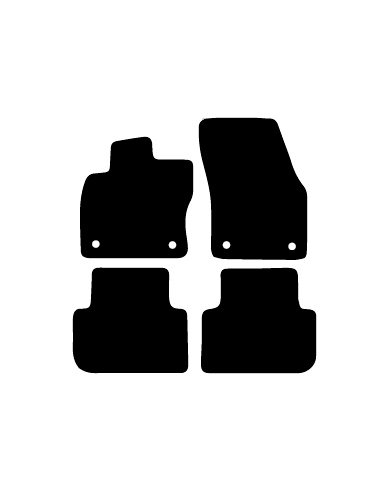 Alfombrillas de moqueta a medida para Volkswagen Tiguan Automatico