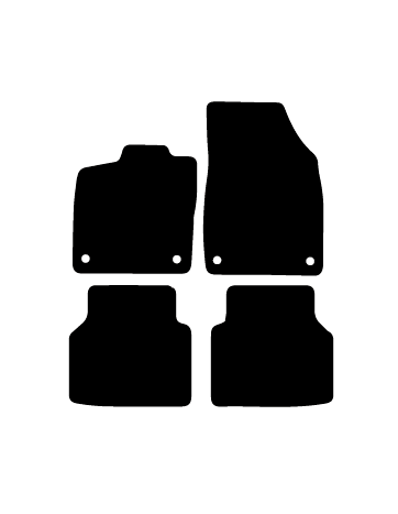 Alfombrillas de moqueta a medida para Volkswagen ID.4 electrico