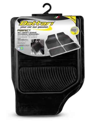 JUEGO ALFOMBRAS GOMA UNIVERSAL NEGRO...