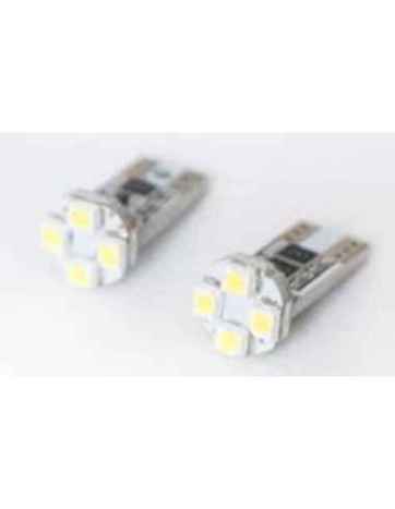 T10 CANBUS 4SMD3528 12V WHITE 2 UNIDADES