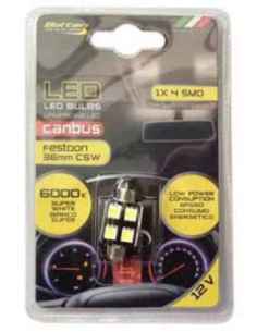 12V 4SMD 5050 36MM WHITE 1... 2