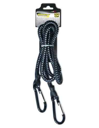 CUERDA ELASTICA 100CM CARABINER