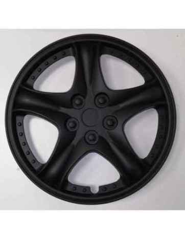 TAPACUBOS NEGRO LUXE 4PZAS  15" GRANADA